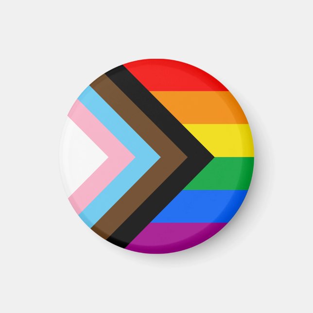 LGBTQ+ Progress Pride Magnet (Front)