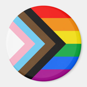 LGBTQ+ Progress Pride Magnet