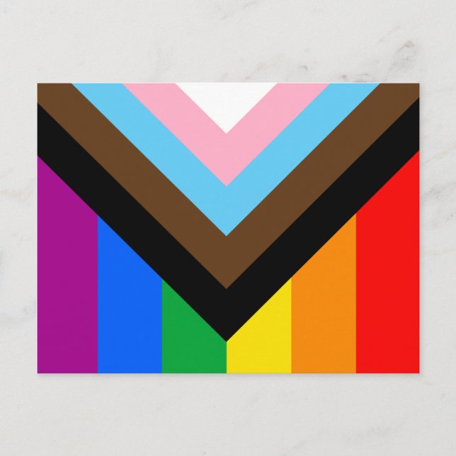 LGBTQ+ Progress Pride Postcard (Front)