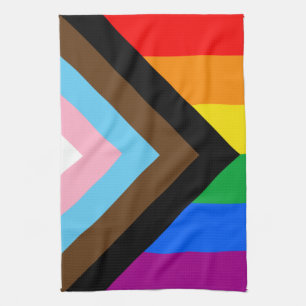 LGBTQ+ Progress Pride Tea Towel
