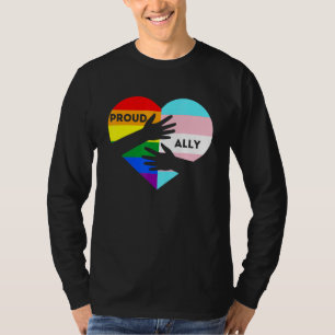 Lgbtq Proud Ally - Trans Pride Transgender Ally T-Shirt