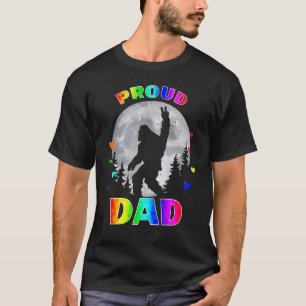 Lgbtq Proud Dad Gay Pride Lgb Men Father's Day 2 T-Shirt