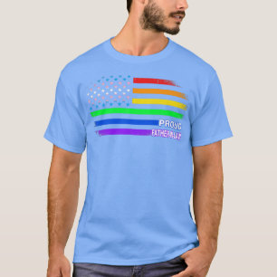 LGBTQ Proud Fatherinlaw Gay Pride LGBT Ally Rainbo T-Shirt