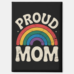 LGBTQ Proud Mum Gay Pride Rainbow Mother's Day Magnet
