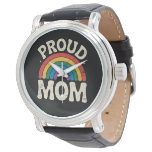 LGBTQ Proud Mum Gay Pride Rainbow Mother's Day Watch