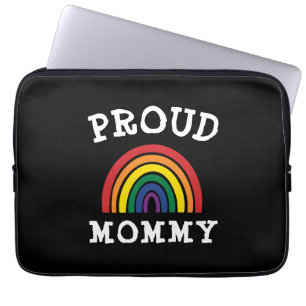 LGBTQ Proud Mummy Gay Pride Rainbow Mother's Day Laptop Sleeve