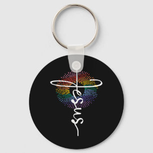 Lgbtq Queer Lesbian Gay Pride Jesus Christian Reli Key Ring