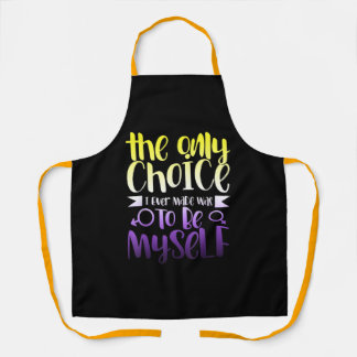 LGBTQ Queer Nonbinary Androgynous Non Binary Apron