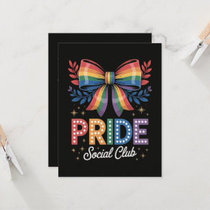 LGBTQ Rainbow Bow Invitation