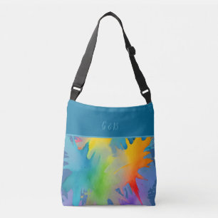 lgbtq rainbow crossbody bag