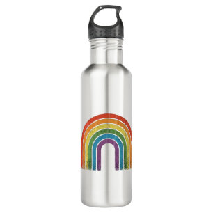 LGBTQ Rainbow Flag Gay Pride LGBT Awareness Ally 710 Ml Water Bottle