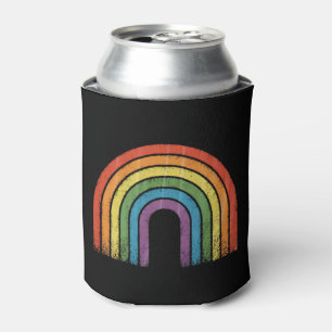 LGBTQ Rainbow Flag Gay Pride LGBT Awareness Ally Can Cooler