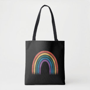 LGBTQ Rainbow Flag Gay Pride LGBT Awareness Ally Tote Bag