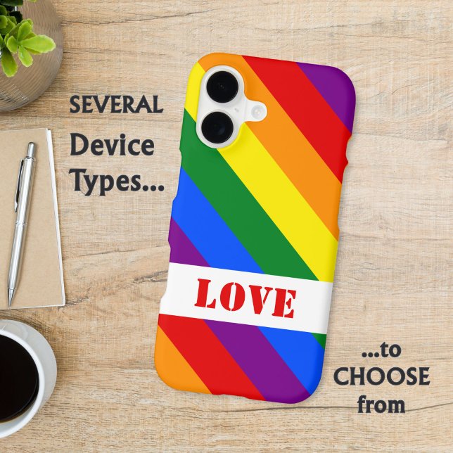 LGBTQ+ Rainbow Flag Love for Pride Month  -  (Creator Uploaded)