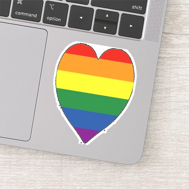 lgbtq rainbow heart (Detail)