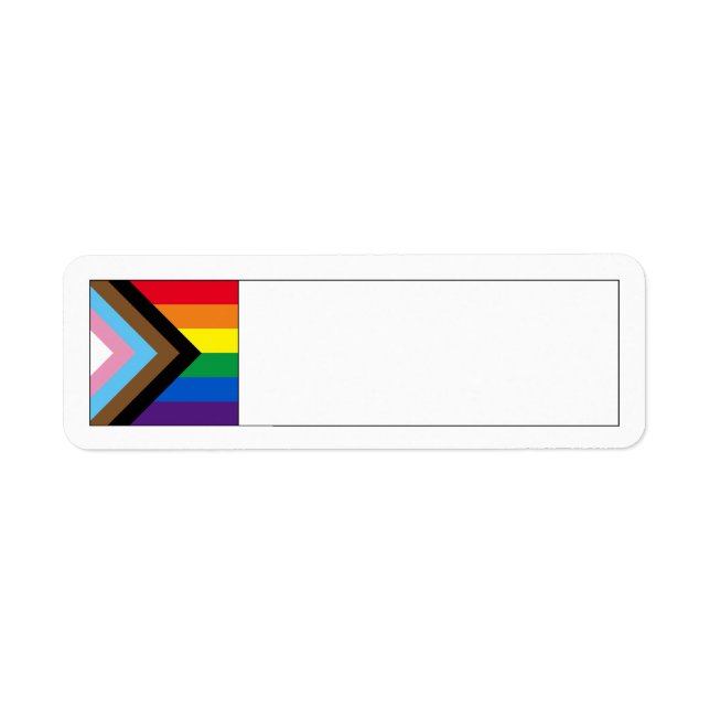 Lgbtq rainbow inclusive gay pride flag blank (Front)