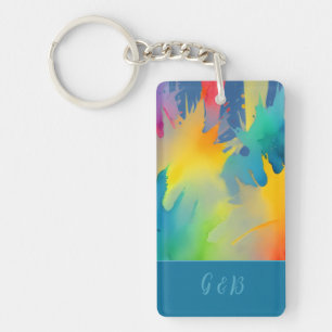 lgbtq rainbow key ring