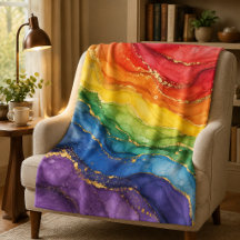 LGBTQ Rainbow Marble