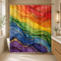 LGBTQ Rainbow Marble