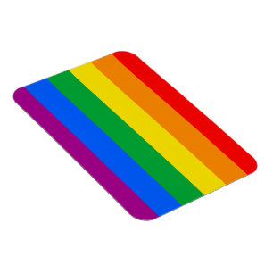LGBTQ+ Rainbow Pride Flag Magnet
