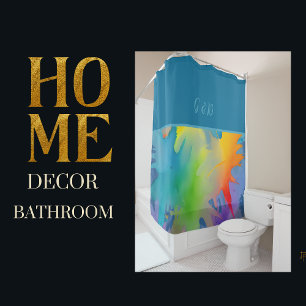 lgbtq rainbow shower curtain