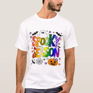LGBTQ Rainbow Spooky Season Halloween T-Shirt