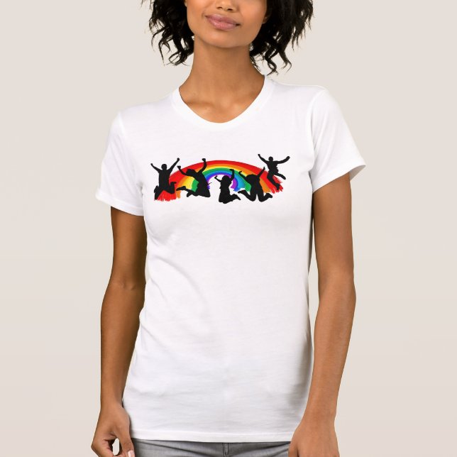 LGBTQ Rainbow T-Shirt (Front)