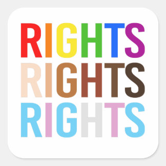 LGBTQ+ Rights Square Sticker