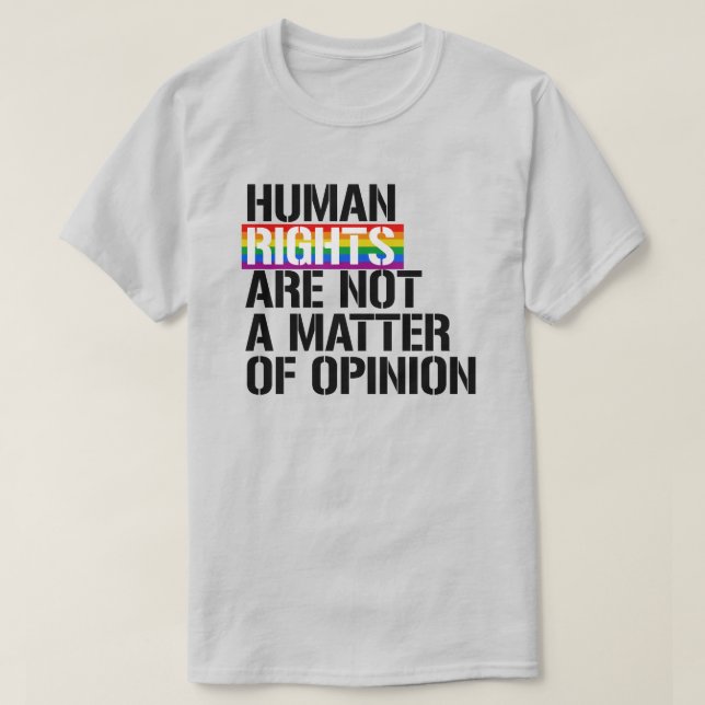 LGBTQ Rights T-Shirt (Design Front)
