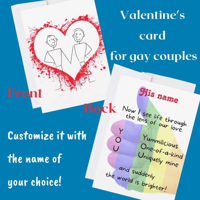 LGBTQ romantic card (Creator Uploaded)