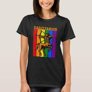 LGBTQ Sagittarius Zodiac Sign Vintage Astrology T-Shirt