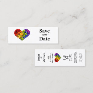 LGBTQ+ save the date 🌈Intertwined in Pride Calling Card