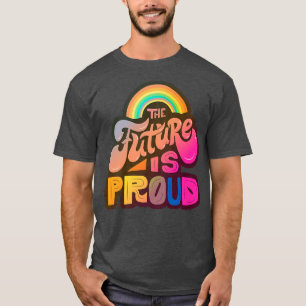 LGBTQ+ Support - The Future is Pride Premium Copy T-Shirt