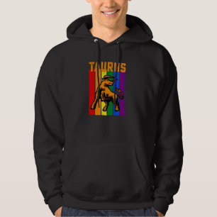 LGBTQ Taurus Zodiac Sign Vintage Astrology Hoodie