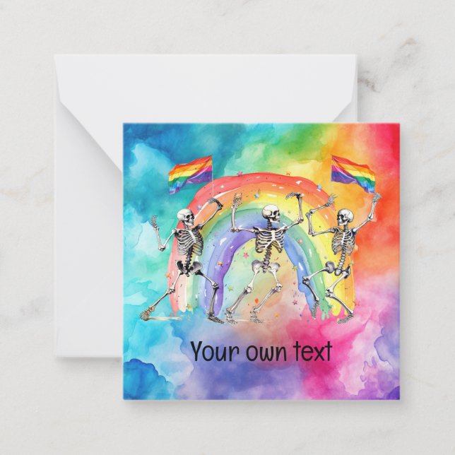 LGBTQ the Pride Note Card: Spread Love  Card (Front)