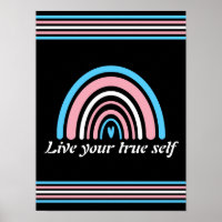 LGBTQ Transgender Flag: Live your true self