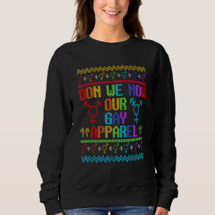 Lgbtq Ugly Christmas Sweater Don We Now Our Gay Ap