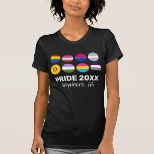 LGBTQ+ Unity Pride (For Dark Colours ) Custom T-Shirt
