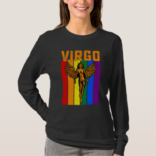 LGBTQ Virgo Zodiac Sign Vintage Astrology T-Shirt