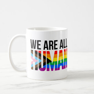 LGBTQ We are All Human Coffee Mug