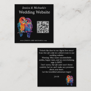 LGBTQ+ wedding web site Budget Eternal Unity Enclosure Card