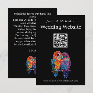 LGBTQ+ wedding web site Budget Eternal Unity Enclosure Card