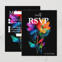 🌈 LGBTQ With menu and QR code Petals & Pride