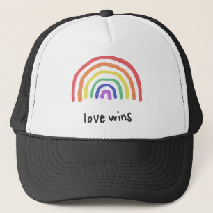 LGBTQA+ PRIDE [Love Wins] Trucker Hat