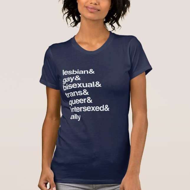 LGBTQI LIST T-Shirt (Front)