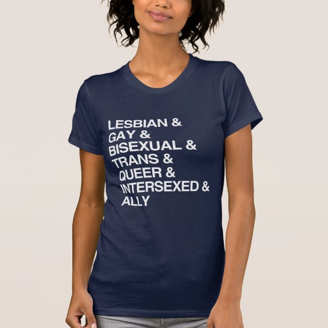 LGBTQI LIST T-Shirt (Front)