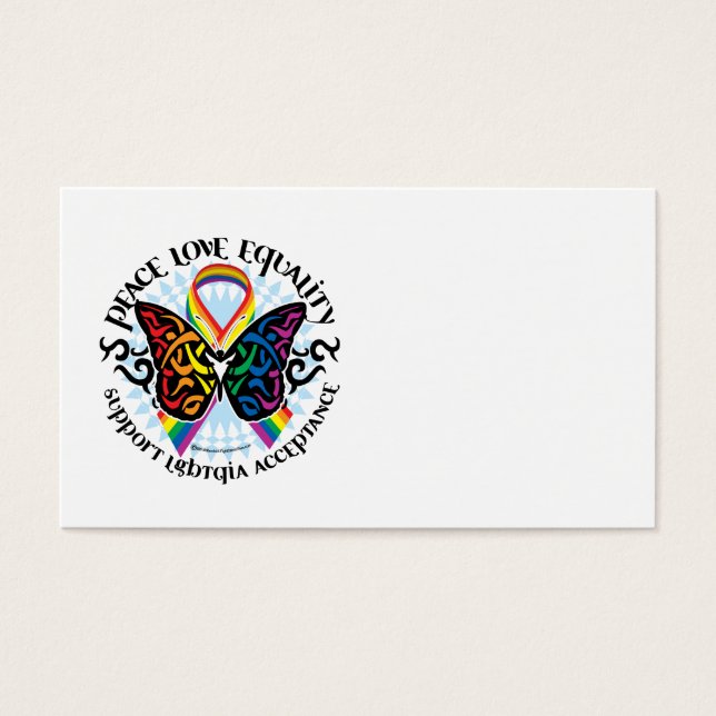 LGBTQIA Butterfly Tribal (Front)