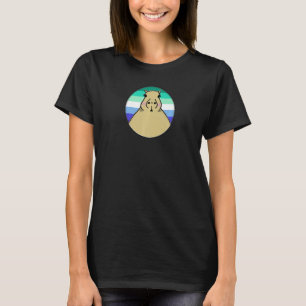 Lgbtqia+ Capybara In Gay Men Pride Rainbow Circle T-Shirt