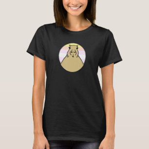Lgbtqia+ Capybara In Pangender Pride Rainbow Circl T-Shirt