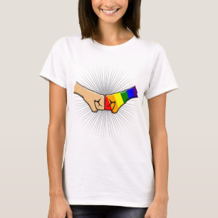 LGBTQIA+ Fist Bump Ally T-Shirt